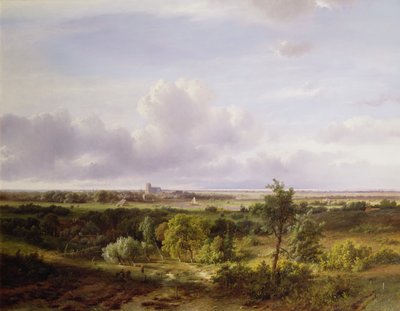 Dutch Landscape by Pieter Lodewijk Francisco Kluyver